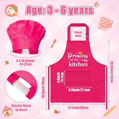 GROBRO7 adjustable neck apron keeps kids comfortable during cooking and arts projects