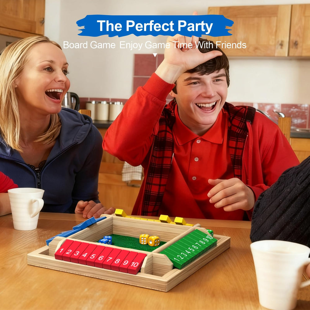 GRORDRUP Shut the Box non-toxic paint detail emphasizes safe, durable play