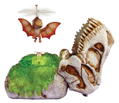 GrossMos Flying Dino orange pose promotes imaginative pretend play and storytelling.