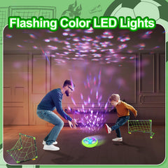 Growsland hover soccer ball LED lights illuminate indoor games and parties