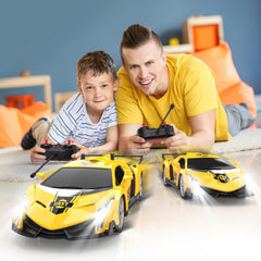Growsland kids enjoying the RC car indoors during playtime