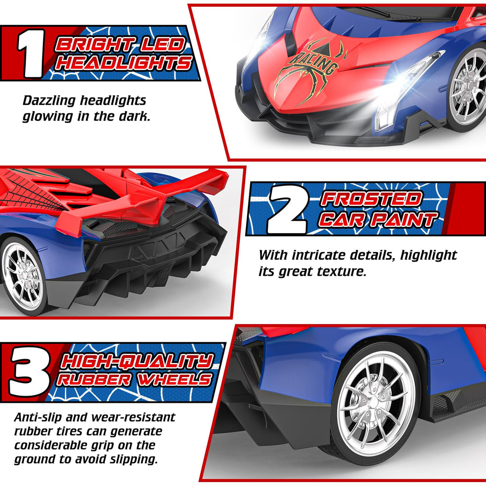 Growsland RC car with sleek aerodynamic profile for smooth indoor racing