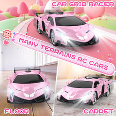 Growsland RC car with durable shockproof design withstands indoor play.