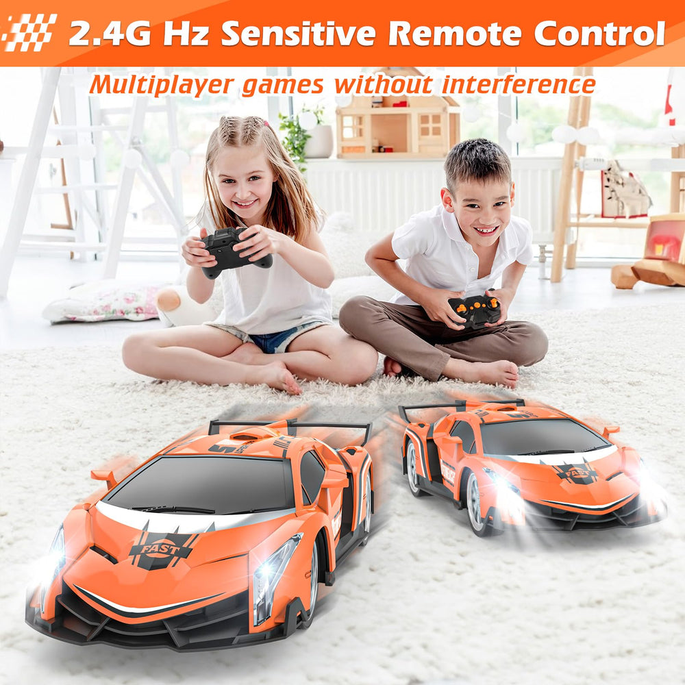 Growsland RC car orange boxed for gifting, ready for Xmas or birthdays