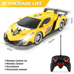 Growsland remote control car controller in use by a hand