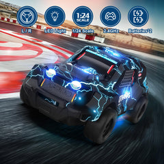 Growsly light-up rc car at night adds exciting visual effects for kids