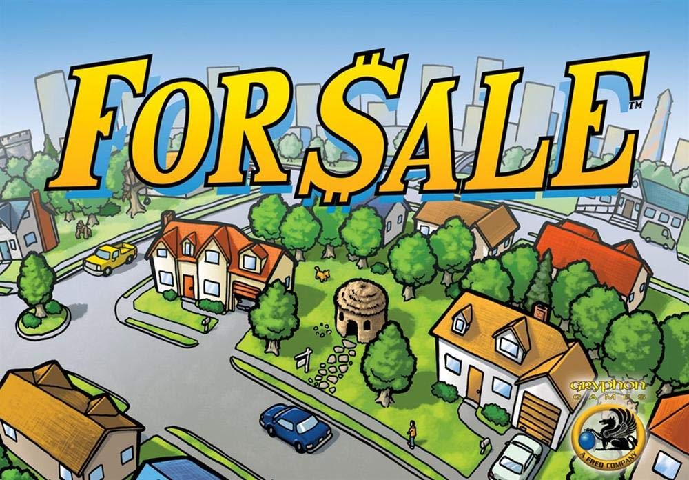 Gryphon Games For Sale card setup enabling quick bidding and rounds.