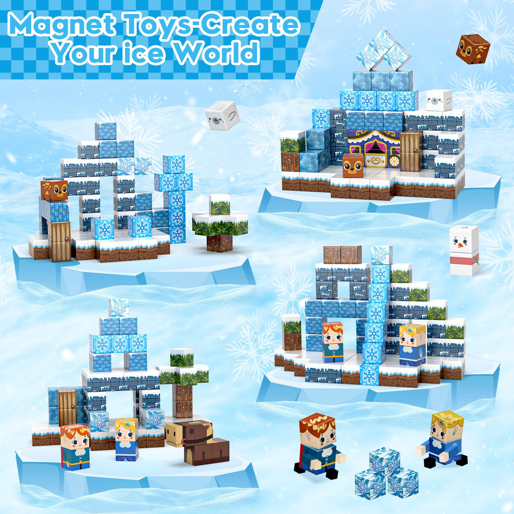 Gryxpox compatible 0.8-inch blocks expand play with other brands.