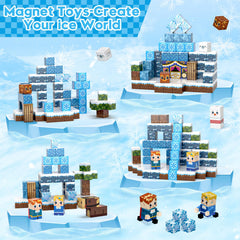 Gryxpox compatible 0.8-inch blocks expand play with other brands.
