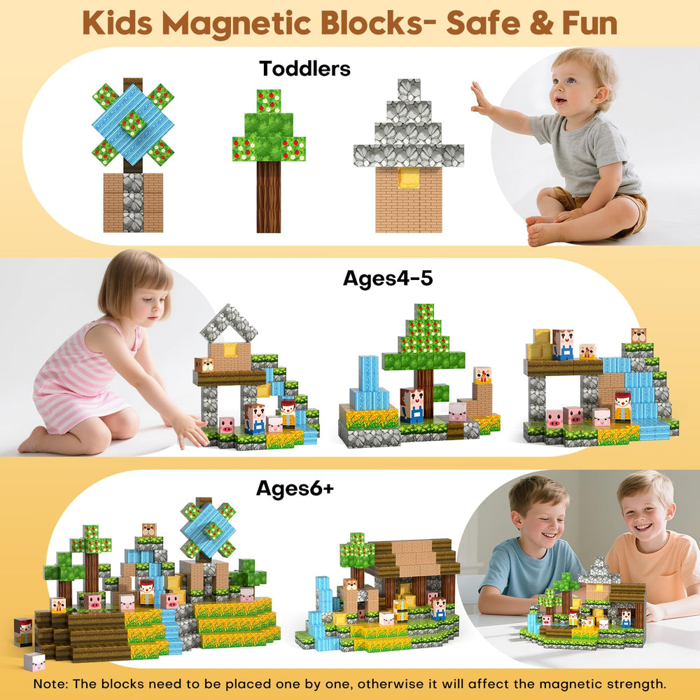 Gryxpox blocks have eight magnets per cube for stronger builds.