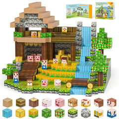 Gryxpox forest animals blocks spark imaginative play with a dreamy forest scene.