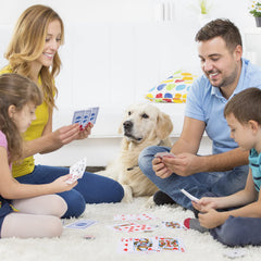 GSE Canasta 6-deck set ideal for large game nights and gatherings.