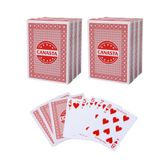 GSE Games & Sports Expert 6-deck canasta set packaging ideal for travel game nights.