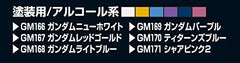 GSI Creos GMS124 marker caps and color range for panel lines