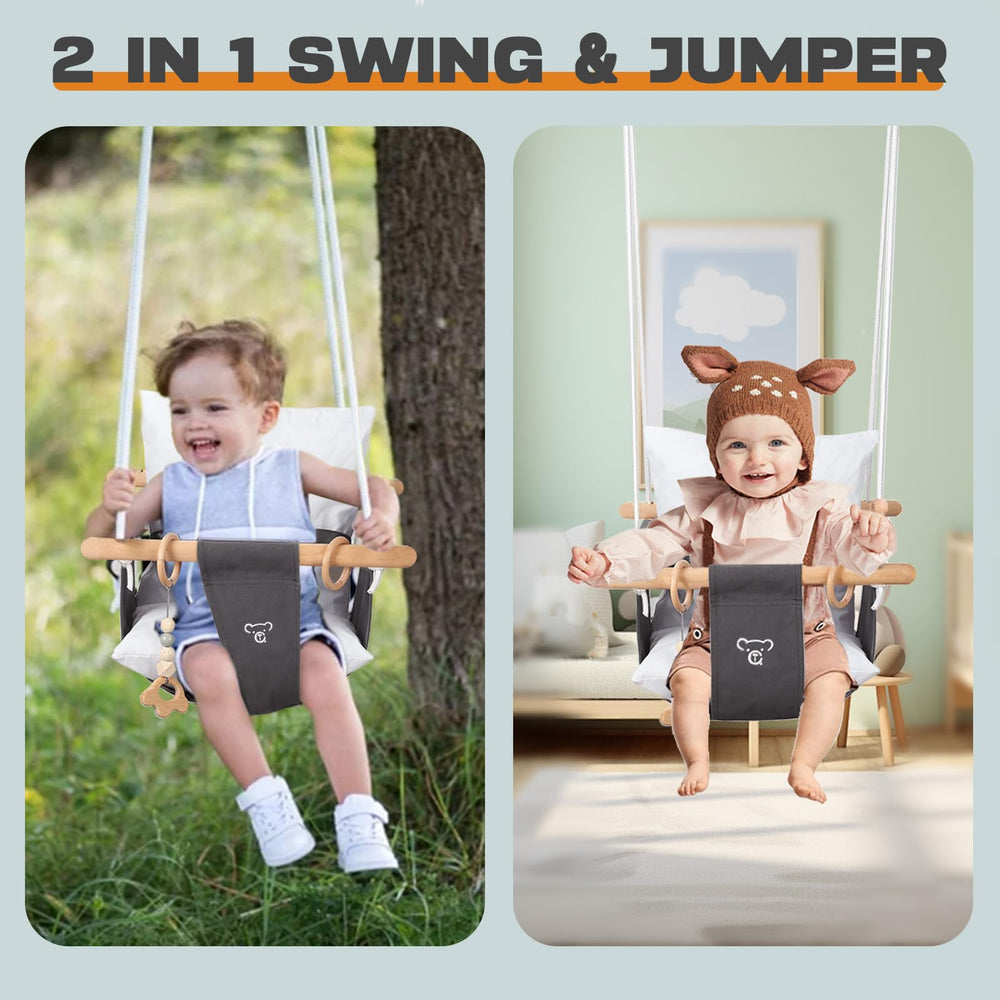G TALECO GEAR baby swing metal frame with anti-rust finish for durable outdoor use.