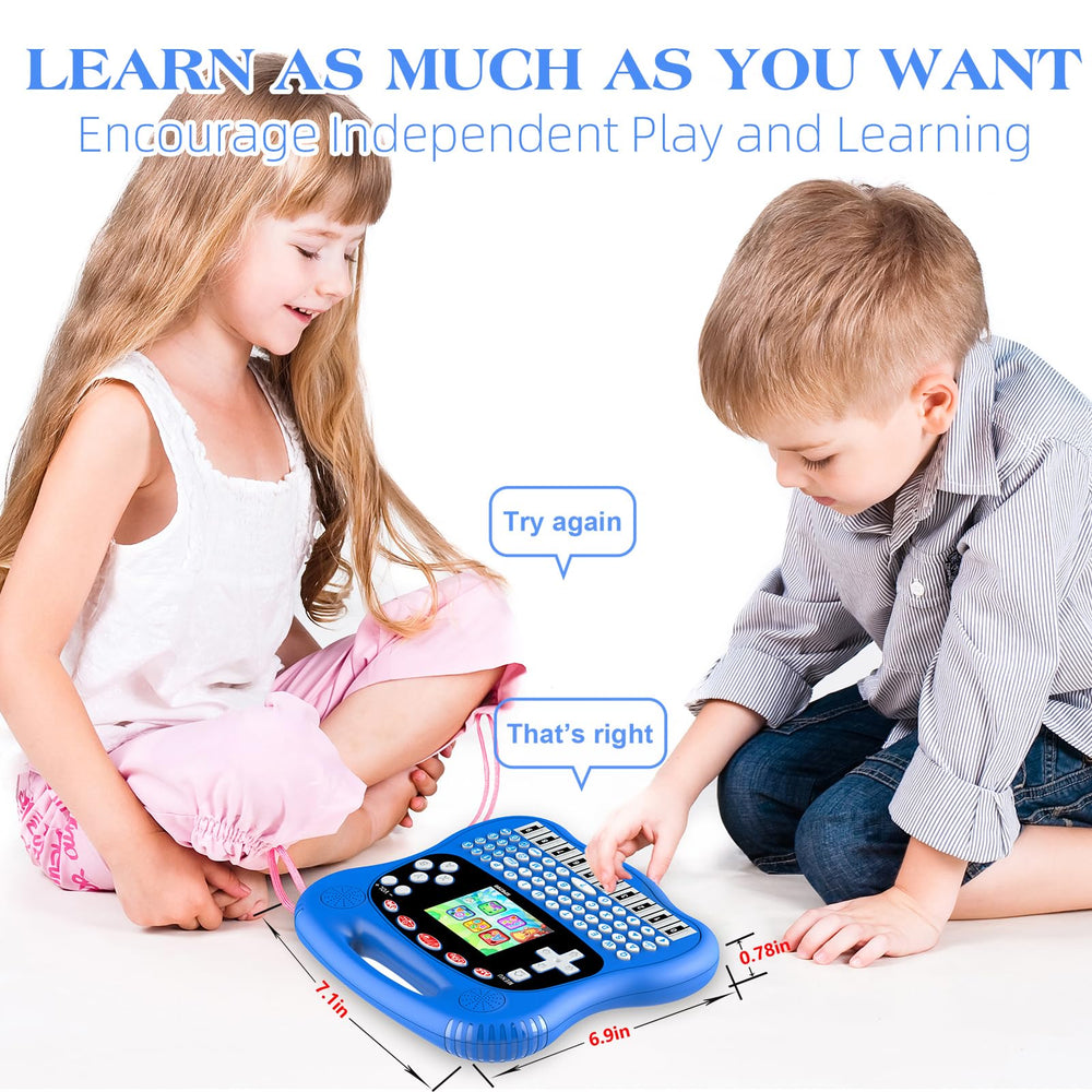 GuaiyeyeAP learning tablet displaying alphabet and words for early literacy practice