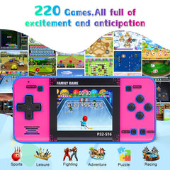 GuaiyeyeAP P32 handheld console side view, compact design for travel.