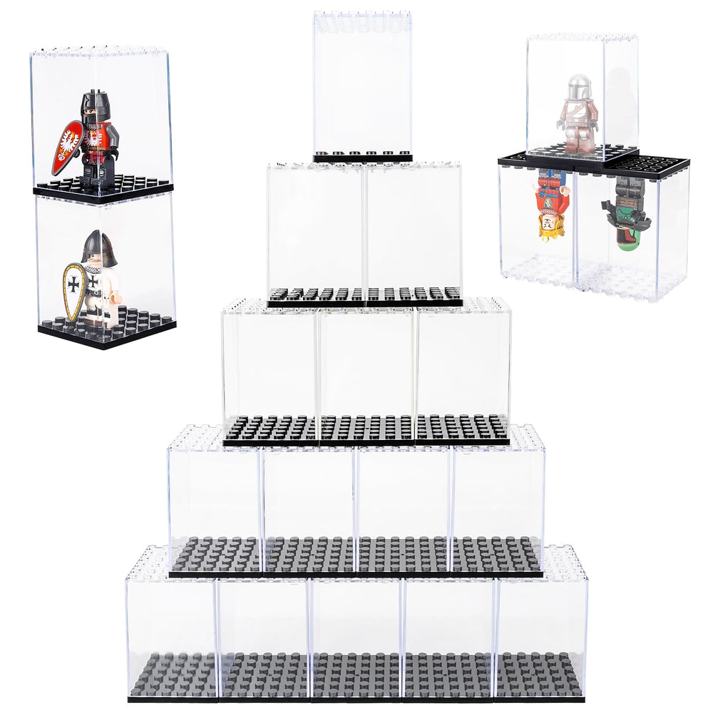 Guarsiliymi dust-cover protection box keeps figures clean on shelves.