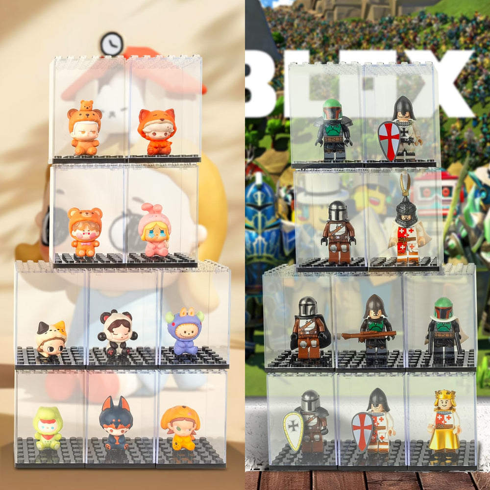 Guarsiliymi stackable DIY display enables flexible, space-saving arrangements.