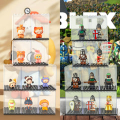 Guarsiliymi stackable DIY display enables flexible, space-saving arrangements.