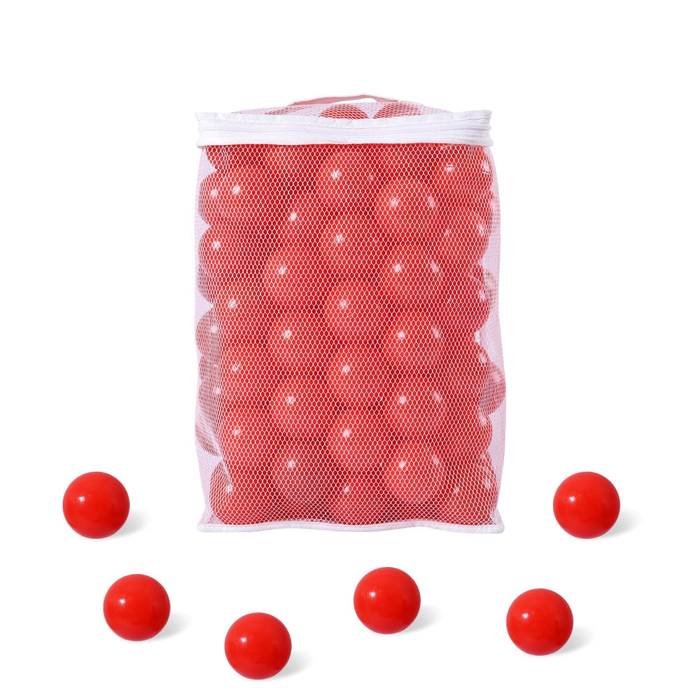 GUESVOT red 2.2-inch ball pit balls are toddler-friendly for safe, colorful play