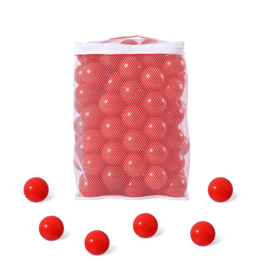 GUESVOT red 2.2-inch ball pit balls are toddler-friendly for safe, colorful play