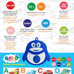 GUFINO Alphabet Wall Chart supports homeschool-activities and family learning routines.