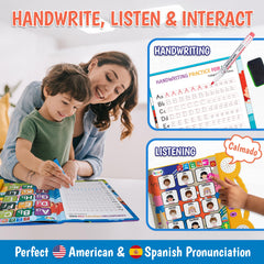 Gufino Spanish-English activity pages support daily vocabulary practice.