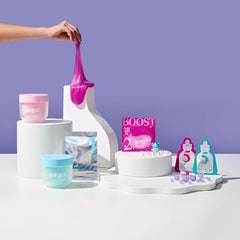 Gui Gui iridescent slime-1 sparkles with color shift for satisfying squish and scent play.