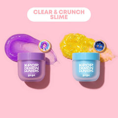 Gui Gui Rumi clear slime with pom-pom booster for added volume and shine