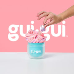 Gui Gui Slime Kit Cloud texture highlights fluffy look and gentle fragrance.