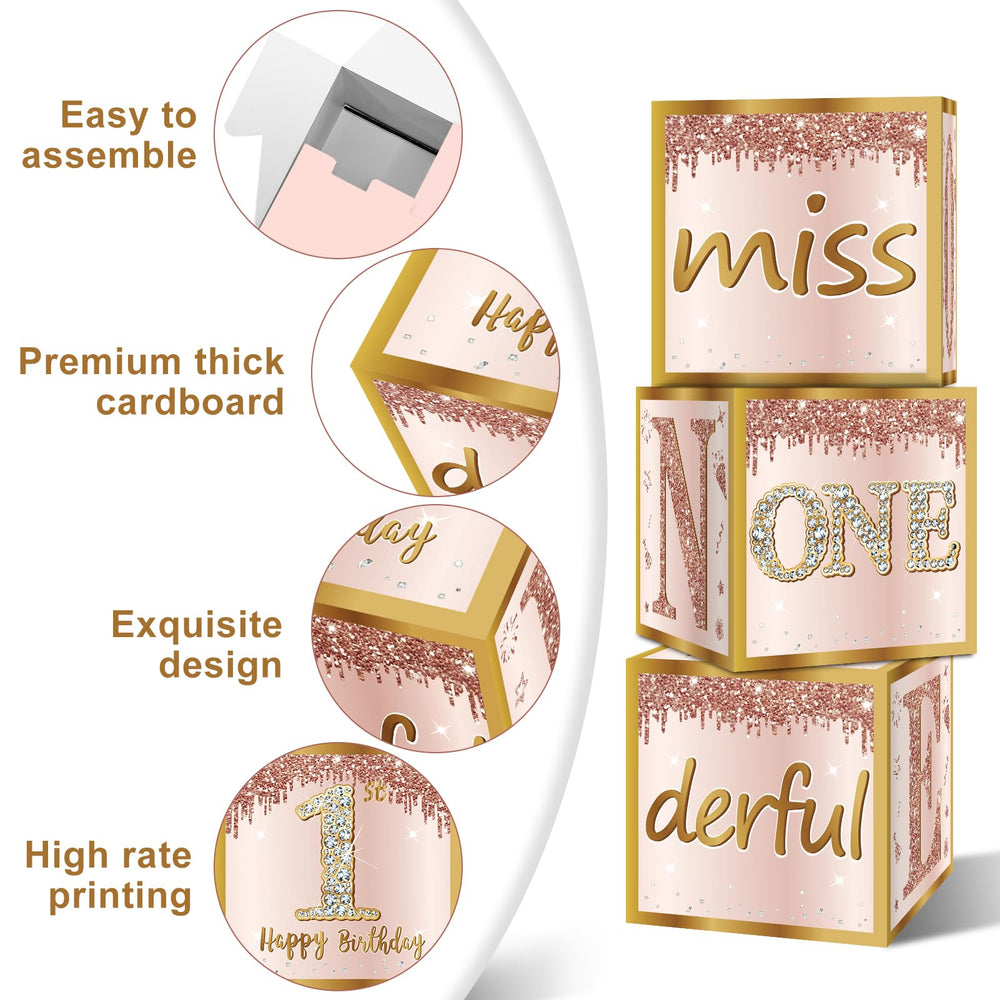 Guiruiy pink rose gold pattern print adds elegant flair.