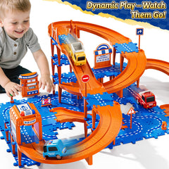 Guminnara three-theme cars included for varied play experiences