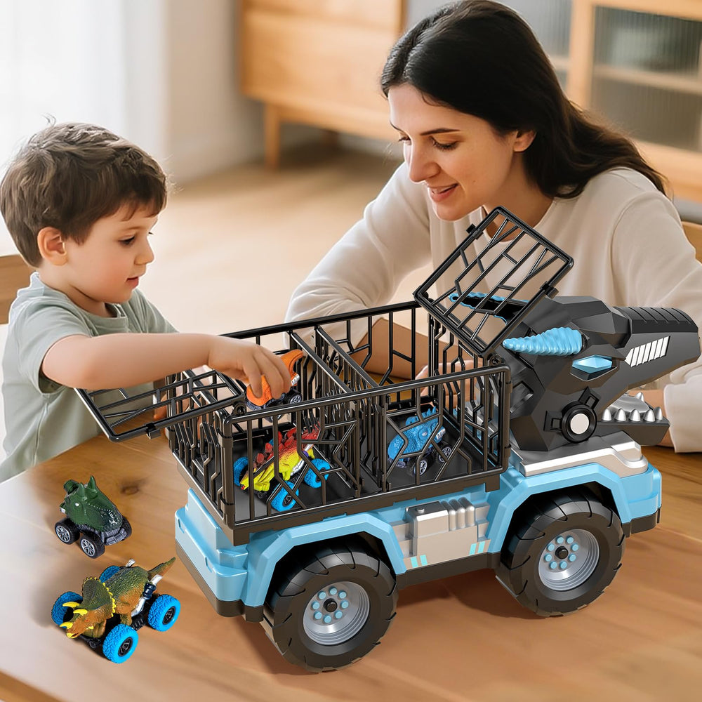 Guminnara dinosaur transport set makes a thoughtful gift for curious kids.