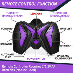 Guminnara RC dinosaur remote control enables precise, easy moves.