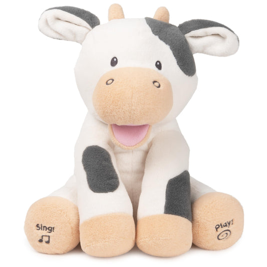 GUND Buttermilk cow plush full view for playtime cuddles and learning