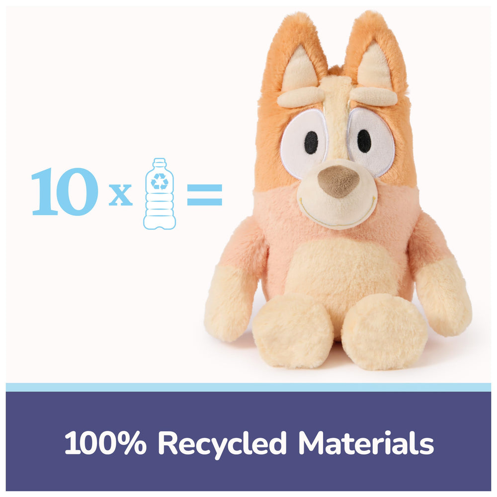 Detail of GUND Bingo ears and eyes highlighting show-accurate expression.