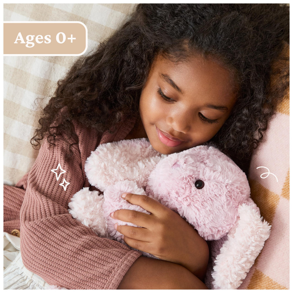 GUND Cozys Bunny is surface-washable for easy cleaning.