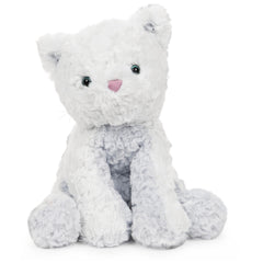 GUND Cozys Kitty Cat plush blue fur face close-up for cozy hugs