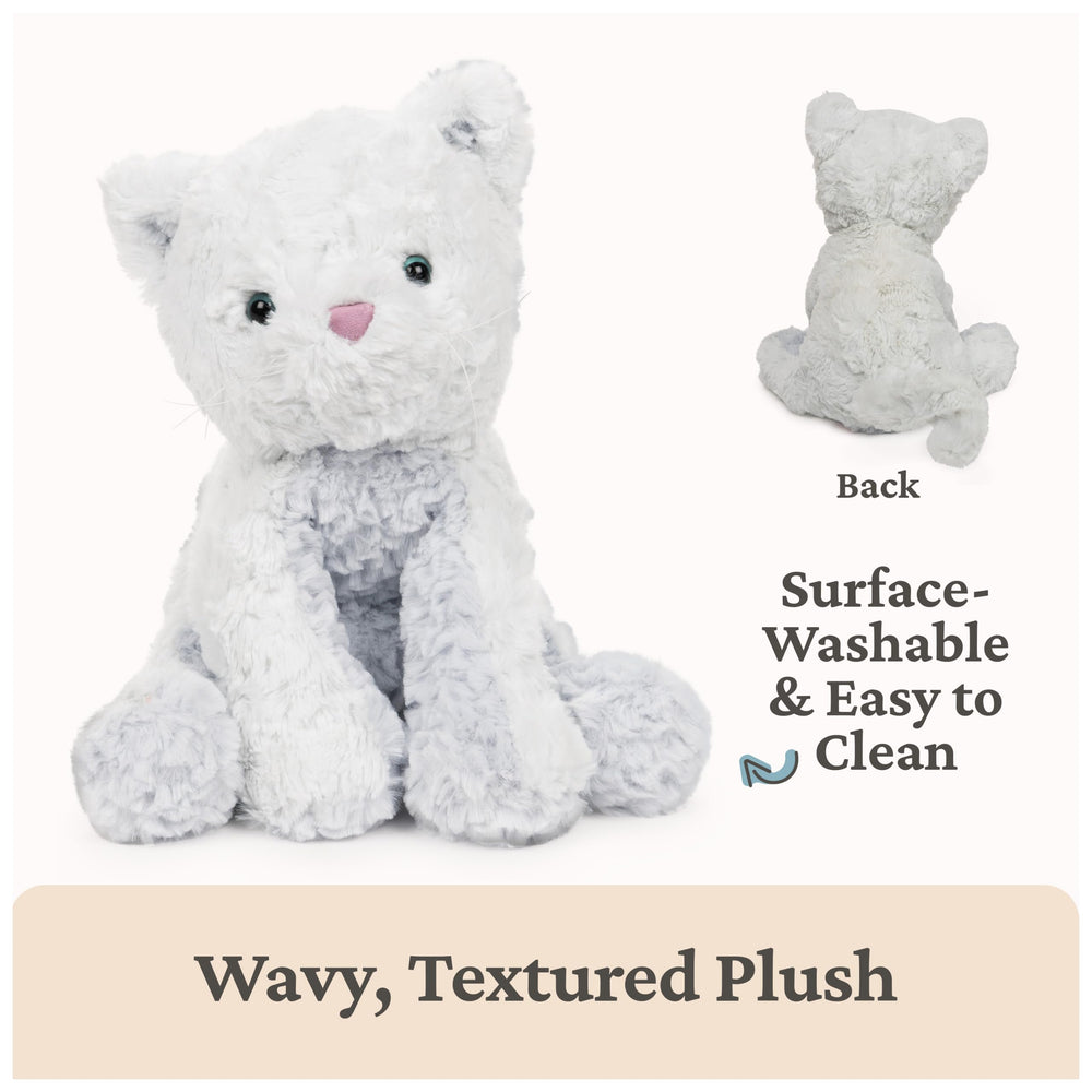 GUND Cozys Kitty Cat plush soft material close-up for soothing snuggles