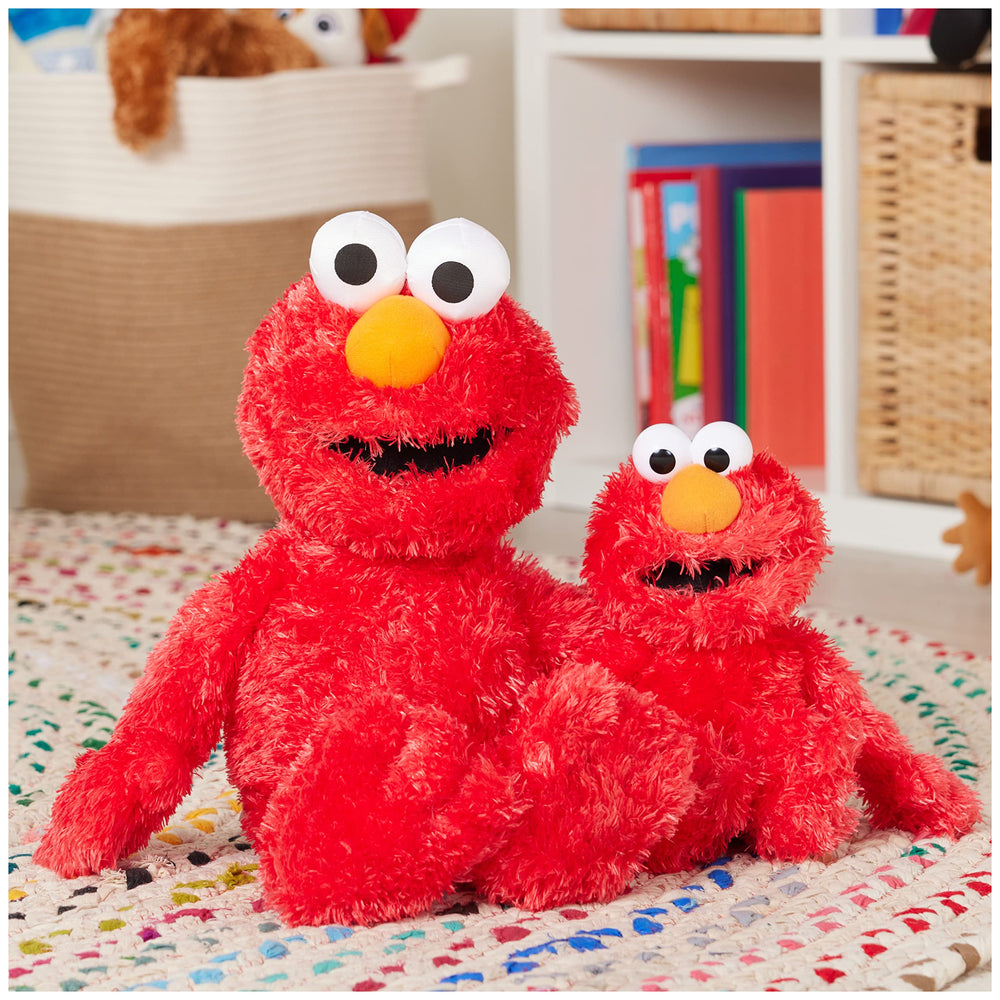GUND Elmo packaging in poly bag ready for gifting.