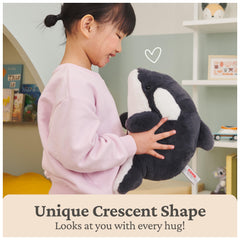 GUND Flynn Orca Plush ships in a gift-ready poly bag.