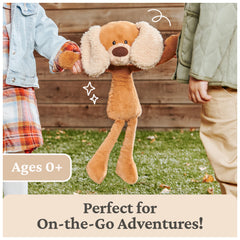 GUND Masi surface-washable plush stays soft after adventures.