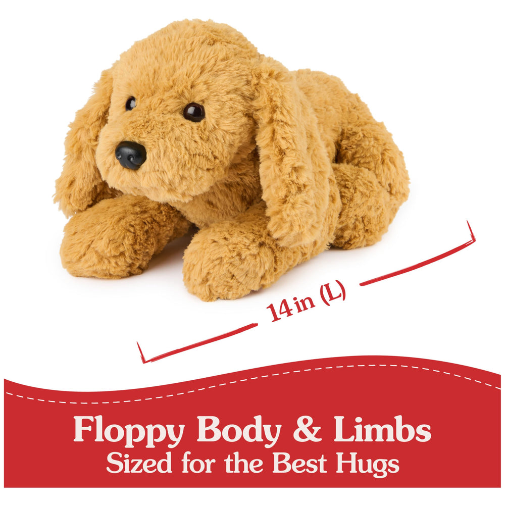 GUND Muttsy left paw with red heart stitch signaling Forever Friends connection