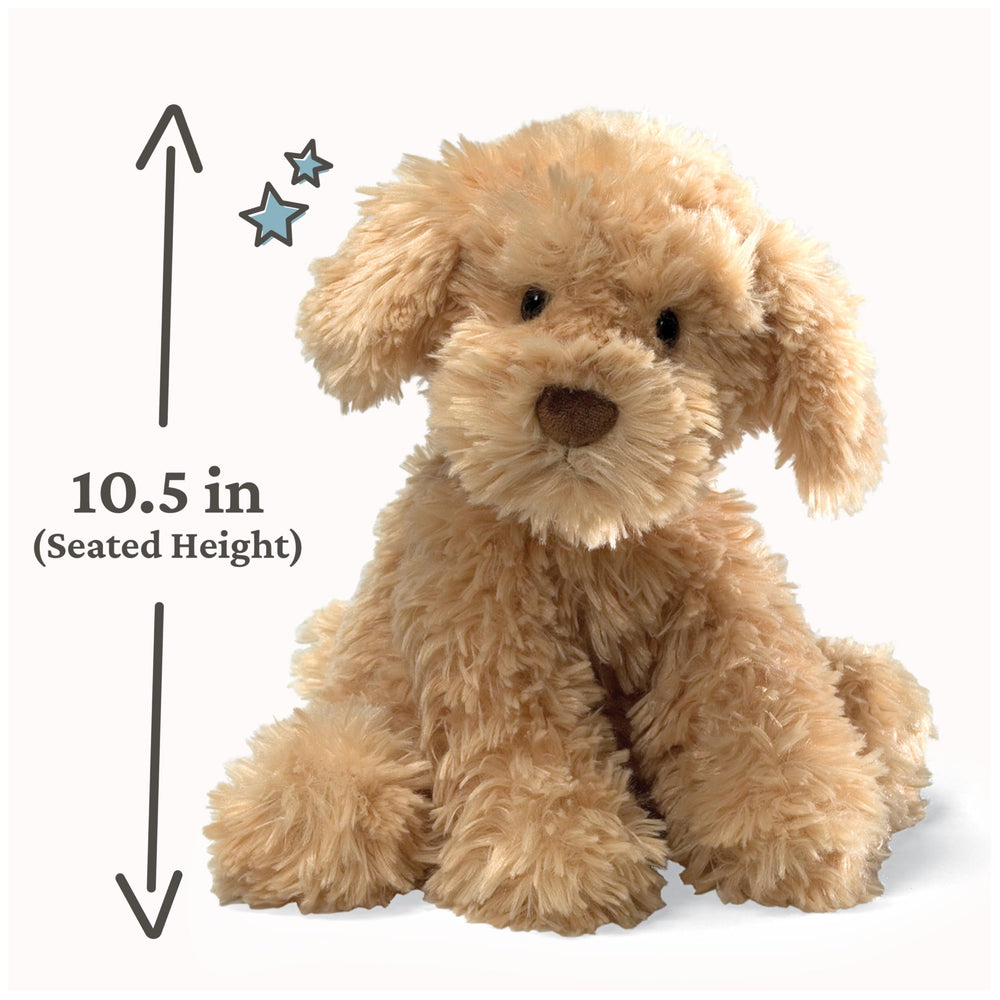 GUND Nayla soft cream fur plush offers huggable comfort for kids and fans.