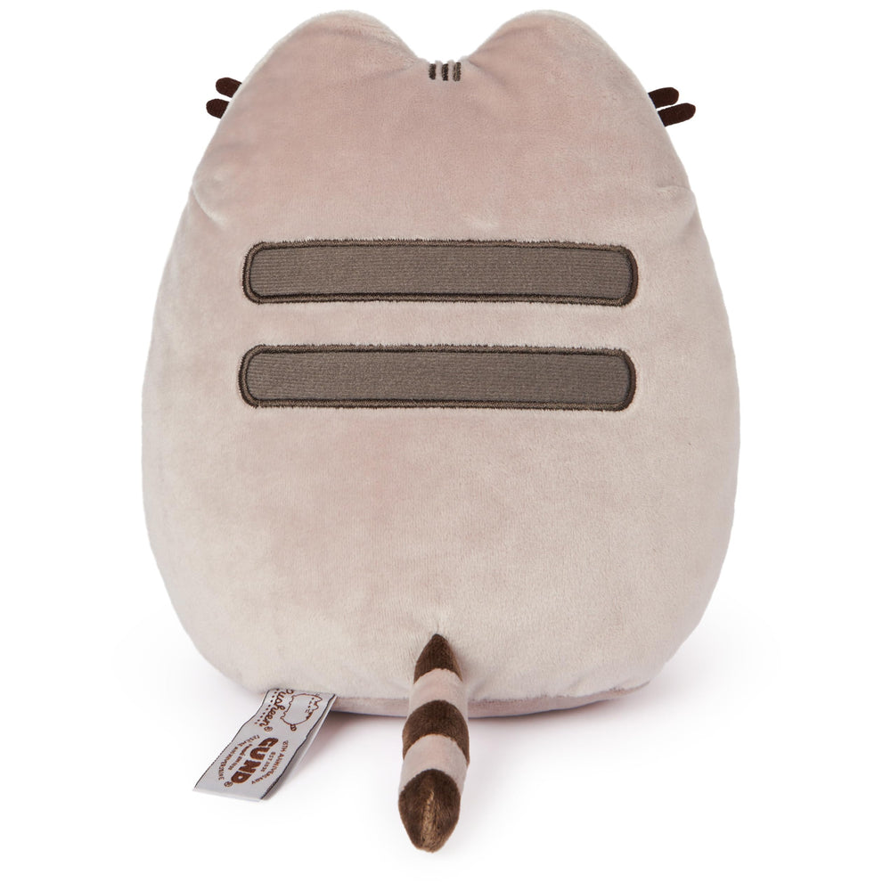 GUND Pusheen 9.5-inch plush, ideal for gift or desk companion.