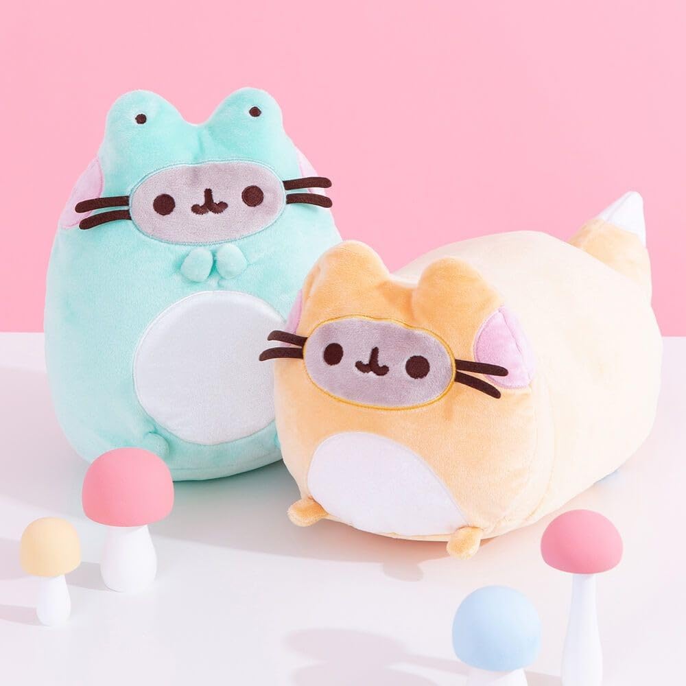 GUND Pusheen Enchanted Frog Plush in green and white, kawaii collection piece.