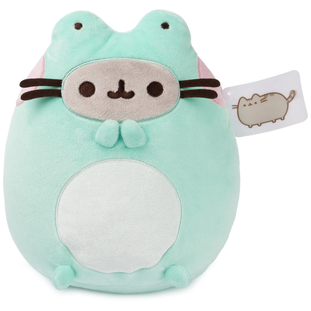 Surface-washable GUND Pusheen Enchanted Frog Plush for easy cleaning.