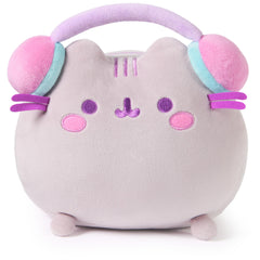 GUND Pusheen Squisheen close-up shows soft elastic fabric ideal for cuddling.