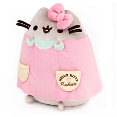 GUND Pusheen Hello Kitty plush dress detail in pastel styling
